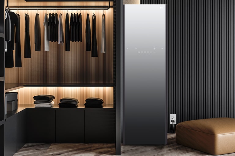 LG STUDIO Styler Smart Steam Clothing Care System Black Tinted Mirror S5MSB  - Best Buy