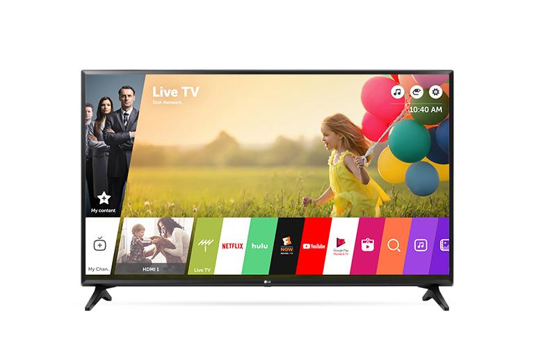 LG Full HD 1080p Smart LED TV - 49'' Class ('' Diag) (49LJ5500) | LG USA