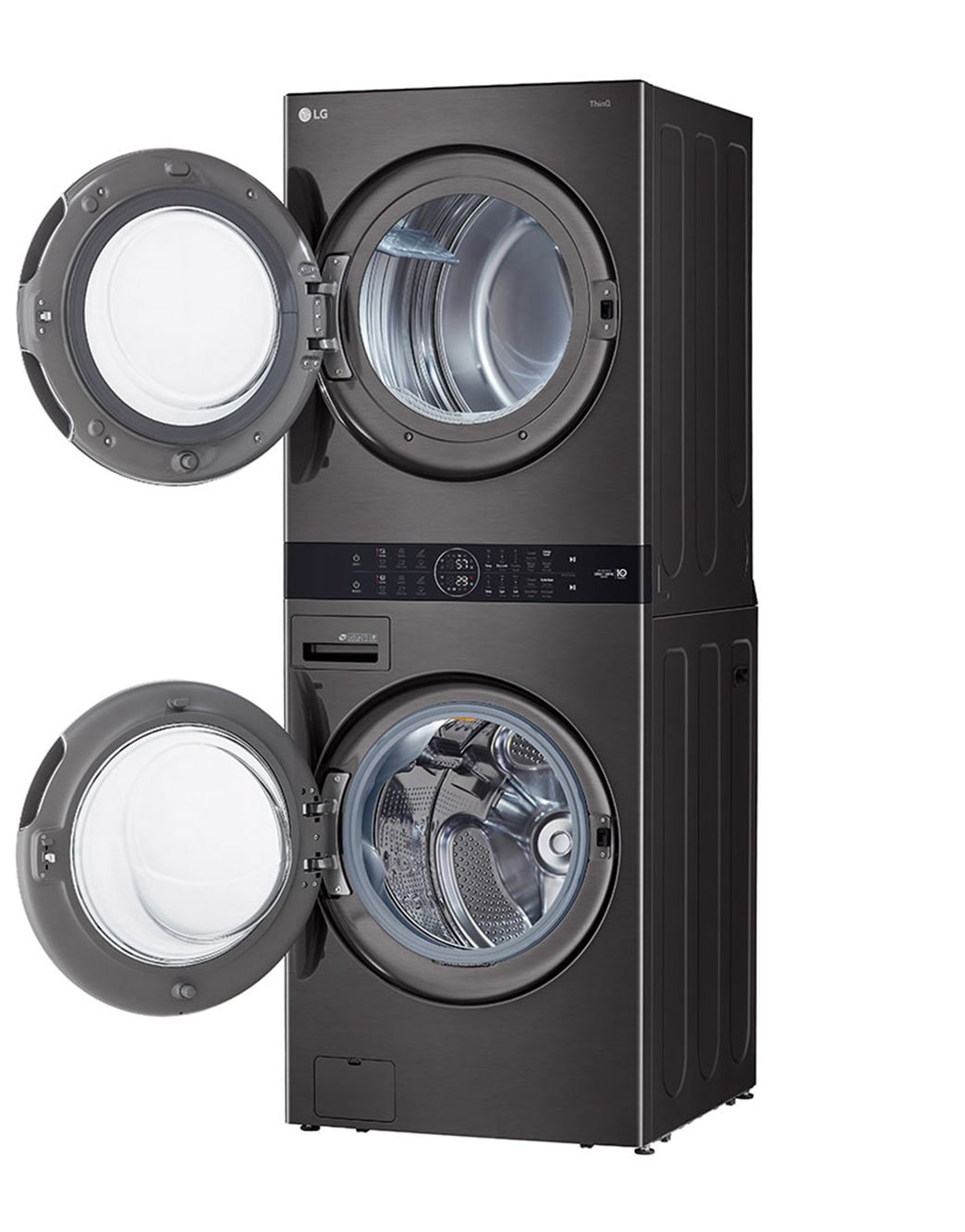 Lg Washtower Electric Stacked Laundry Center With 4 5 Cu Ft Washer And ...