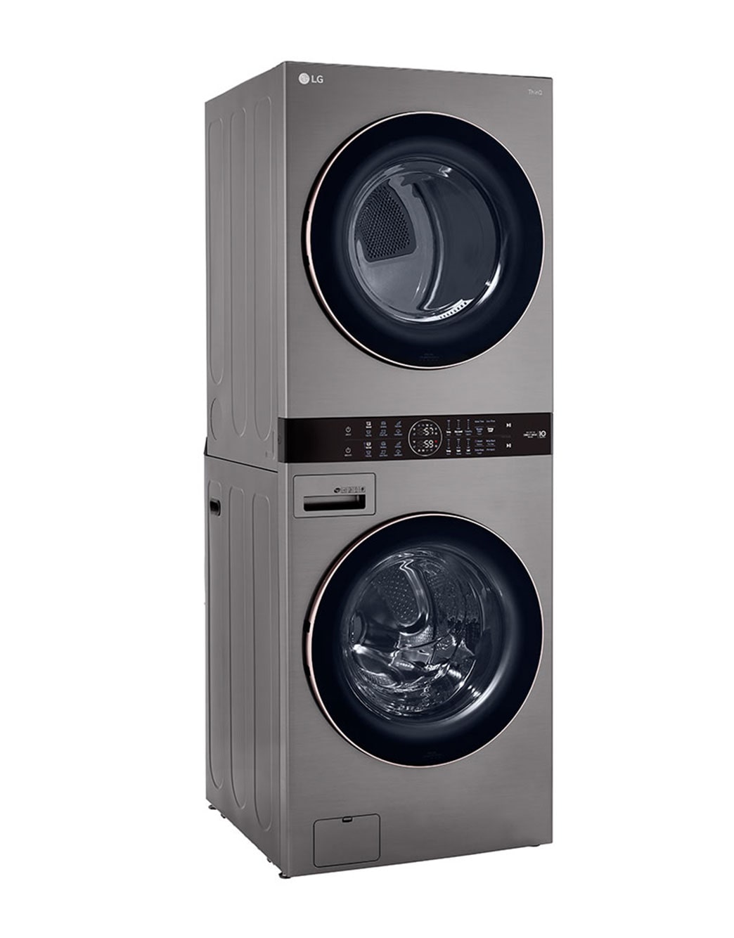 Lg Washtower Electric Stacked Laundry Center With 4 5 Cu Ft Washer And ...