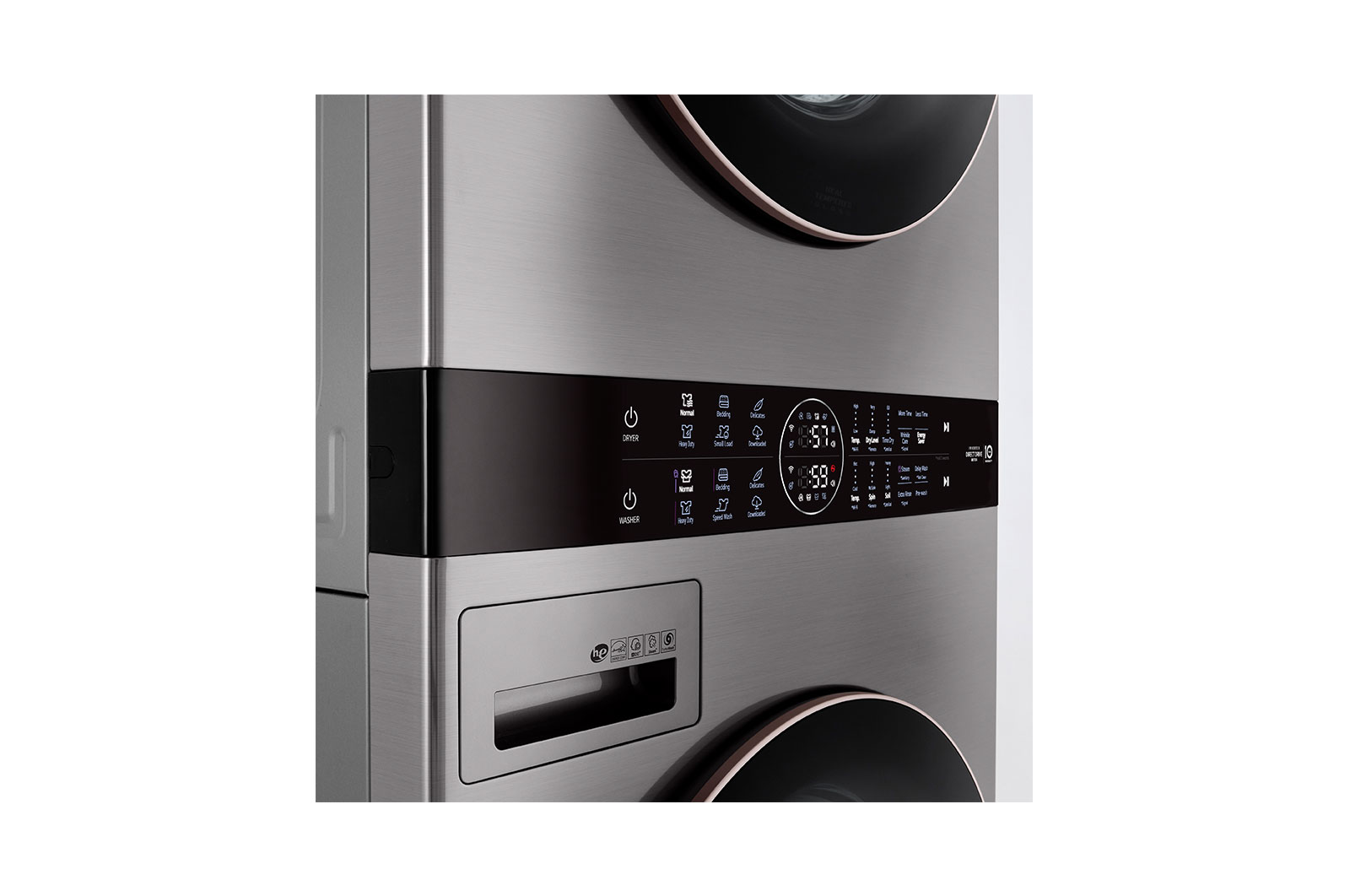 LG Single Unit Front Load LG WashTower™ With Center Control™ 4.5 Cu. Ft ...