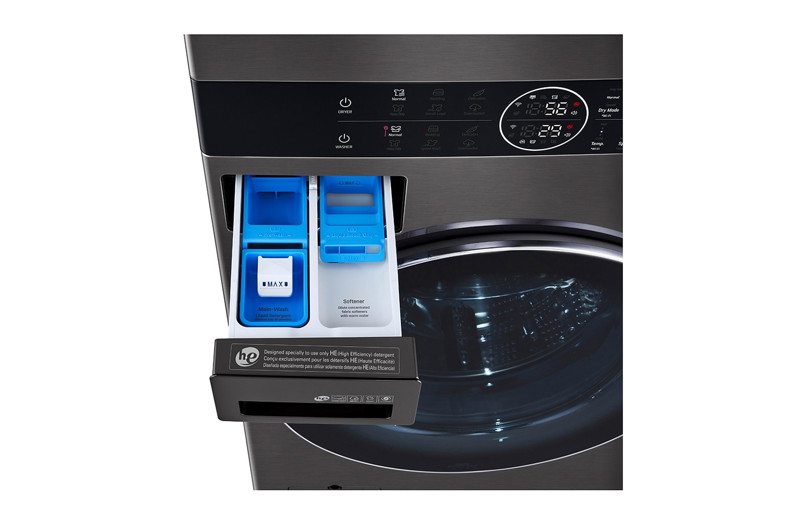 LG Wash Tower™ Single Unit Front Load 4.5 cu. ft. Washer and 7.2 cu. ft