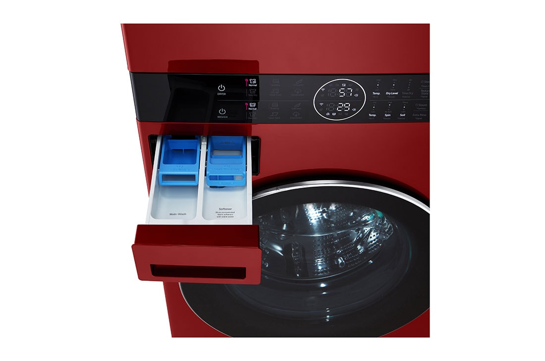 Lg Single Unit Front Load Lg Washtower™ With Center Control™ 45 Cu Ft Washer And 74 Cu Ft 1050