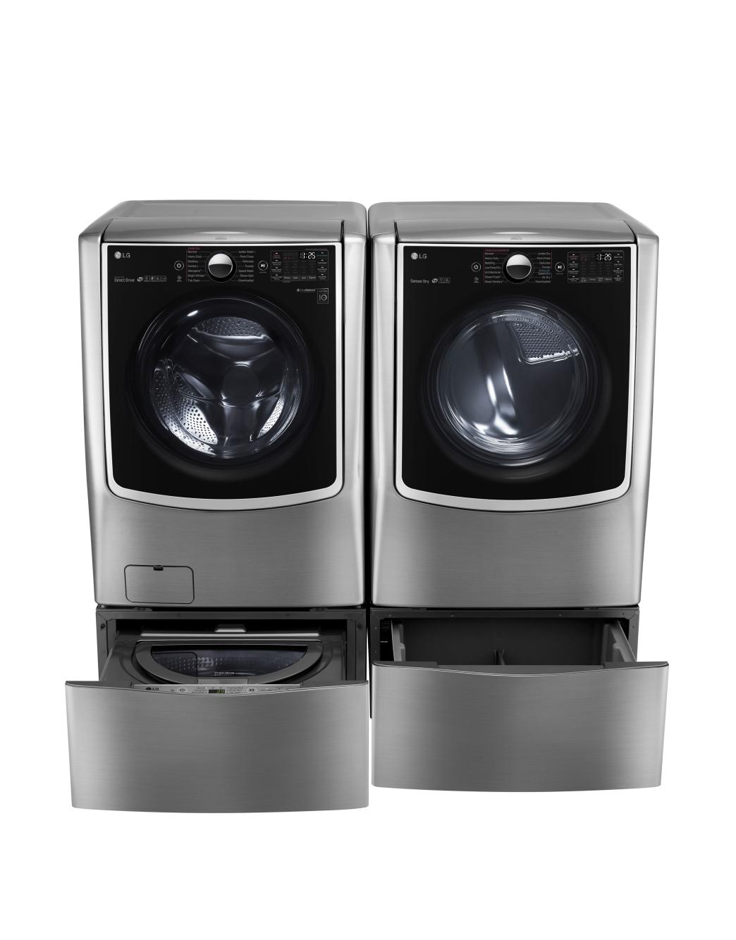 Twinwash Bundle W Washer Sidekick And Electric Dryer Lg Usa