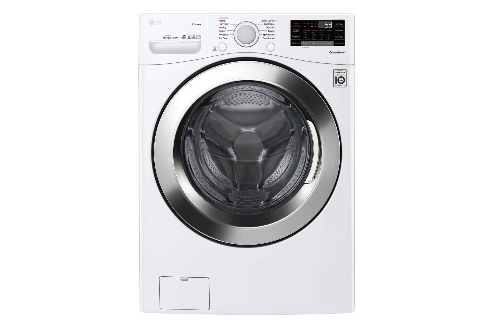 LG WM3700HWA: 4.5 cu. ft. Ultra Large Capacity Front Load Washer | LG USA