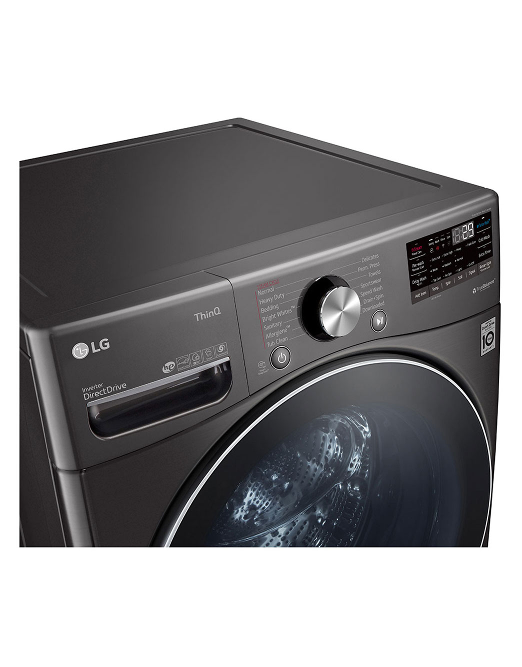 Lg Cu Ft Mega Capacity Smart Wi Fi Enabled Front Load Washer With Turbowash And