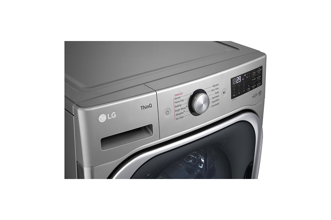 Lg Cu Ft Mega Capacity Smart Wi Fi Enabled Front Load Washer With Turbowash And Built In