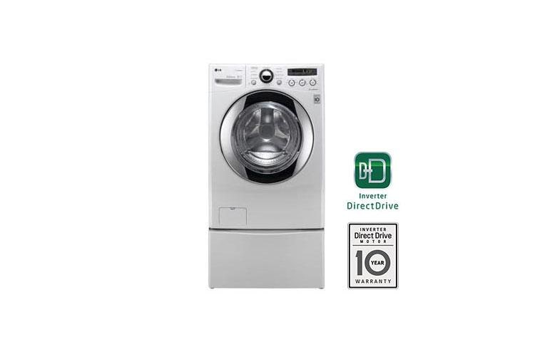 Lg Electronics 4 5 Cu Ft High Efficiency Ultra Large Smart Front Load Washer With Coldwash Technology Wi Fi Enabled In White Wm3500cw The Home Depot