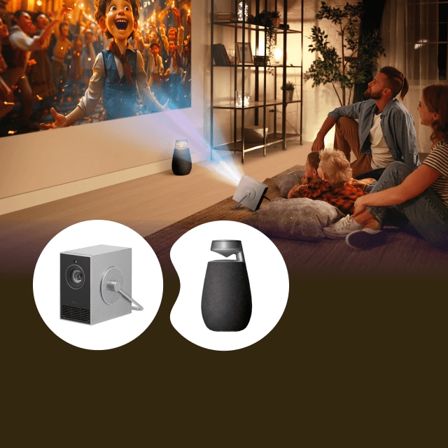 Image for $300 off CineBeam Q Projector + FREE XBOOM Speaker