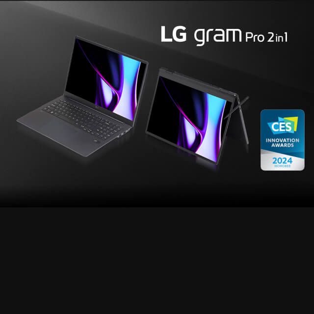 Image for Discover the world's lightest 16” 2-in-1 laptop with the LG gram Pro