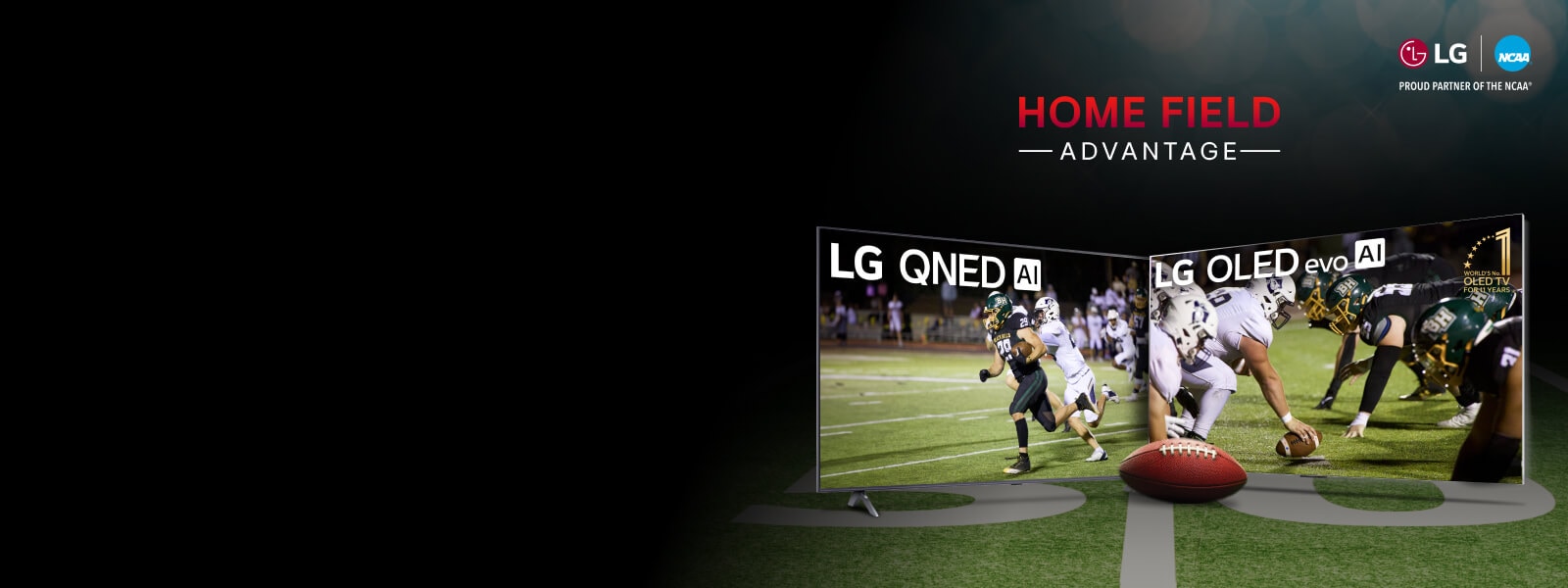 Desktop image for Enjoy the game with the perfect black of an LG OLED or bold colors of an LG QNED