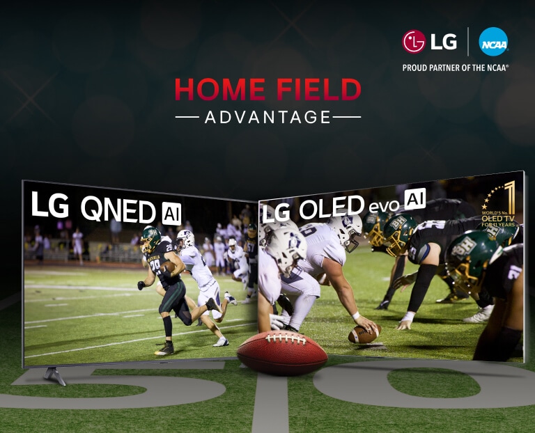 Mobile image for Enjoy the game with the perfect black of an LG OLED or bold colors of an LG QNED