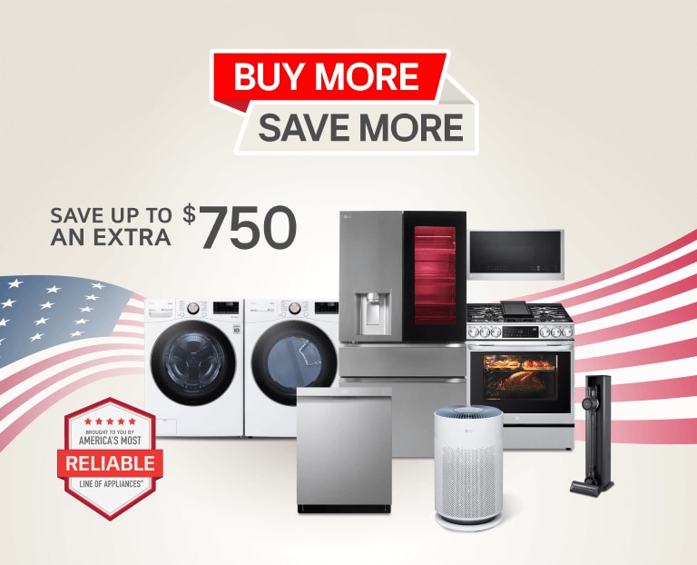 Mobile image for Save up to $750 when you bundle 5 eligible appliances