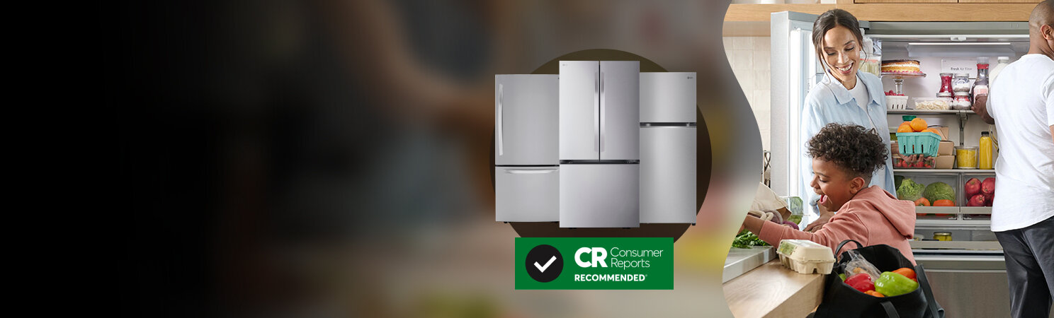 Rated, reliable and recommended LG Refrigerators