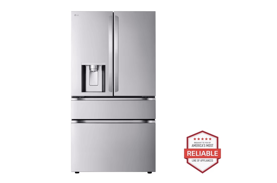 LG 25 cu. ft. Smart Counter-Depth MAX 4-Door French Door Refrigerator with Full-Convert Drawer (LF25G8330S)