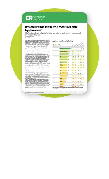 Consumer Reports charts and graphics