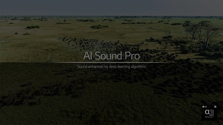 Landscape of nature to show AI Sound Pro for the best tv sound