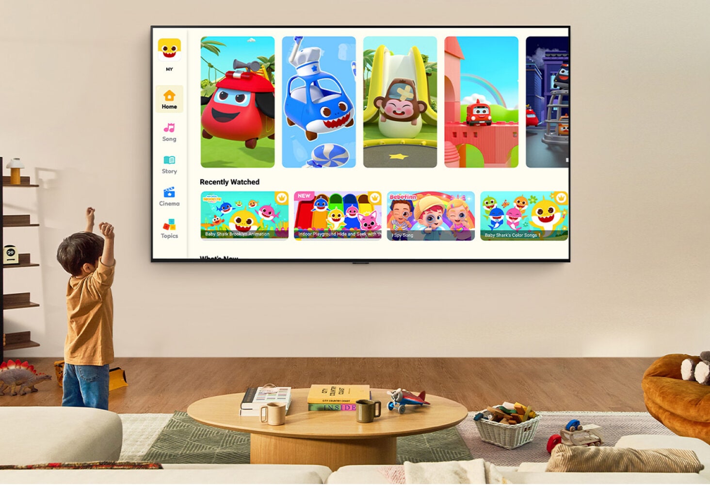 LG webOS learning - Pinkfong