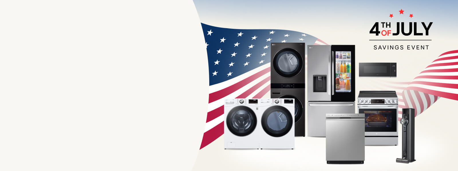 Celebrate Independence Day with savings starting at 30 percent image for desktop