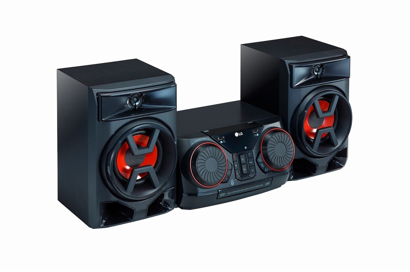 LG XBOOM CK43, 300 Vt, Karaoke funksiyasi, Joʻrchiroq, Tovushni TV bilan sinxronlash, CK43, CK43