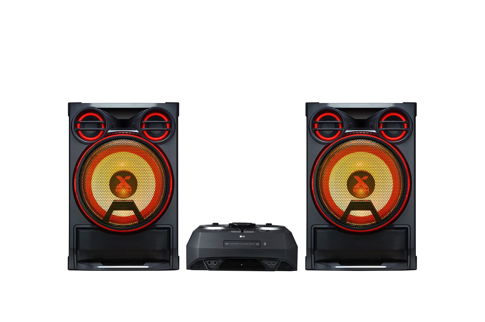LG XBOOM CK99, 5000 Vt, Karaoke funksiyasi, Joʻrchiroq, Tovushni TV bilan sinxronlash, CK99, CK99