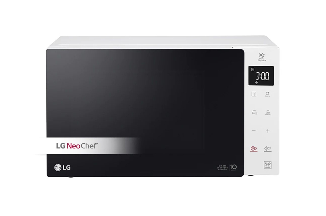 LG Smart Inverter texnologiyasiga ega mikrotoʻlqinli pech, MW25R35GISW