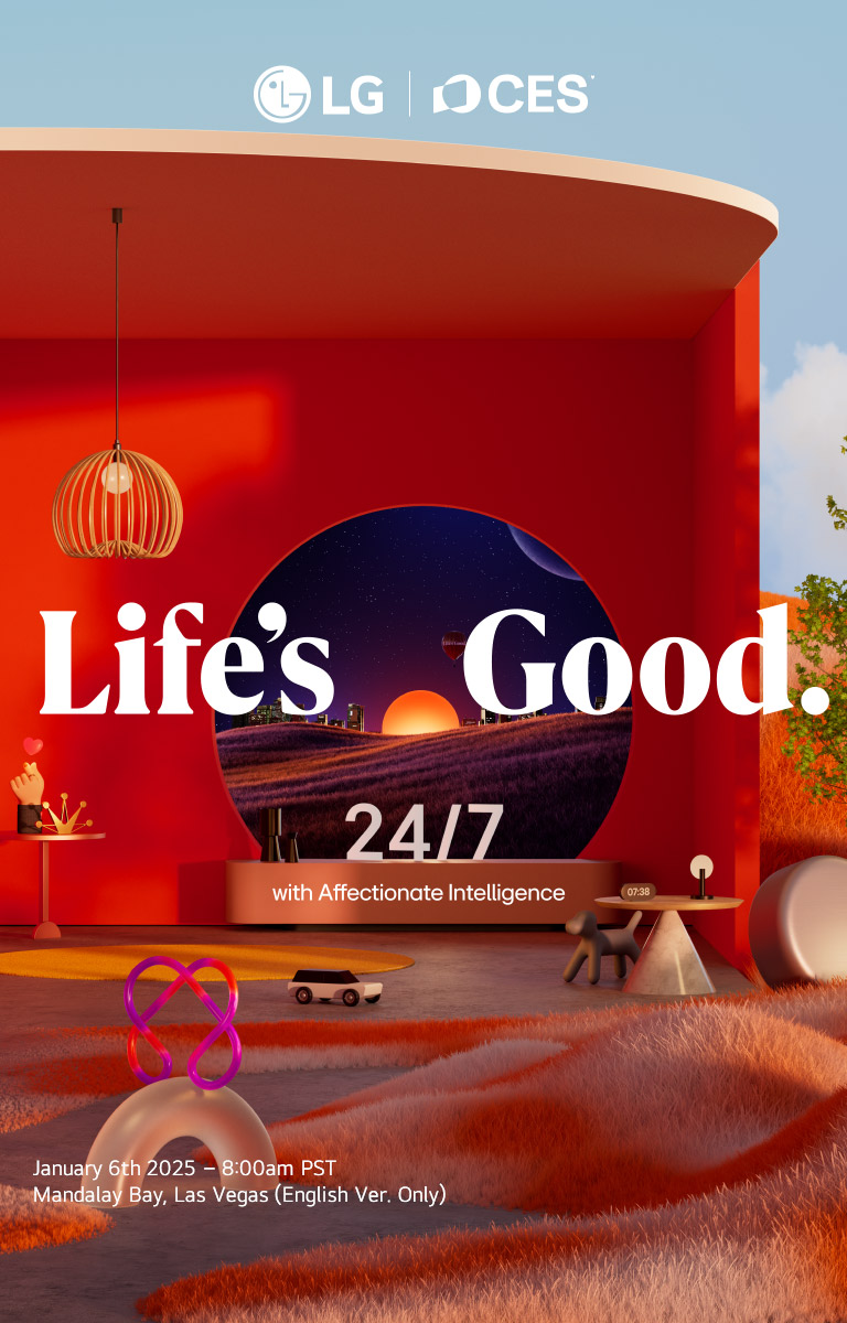 LG CES 2025 - Life’s Good - Nazokatli intellekt bilan