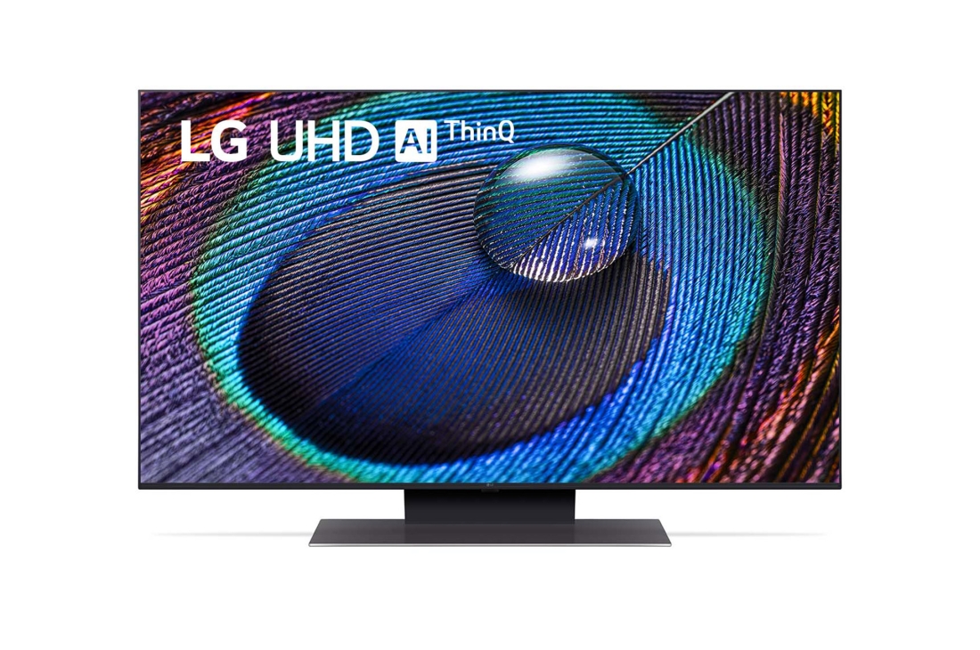 LG 43 duymli LG UHD UR91 4K Smart TV, 2023, LG UHD TV old tomondan koʻrinishi, 43UR91006LA