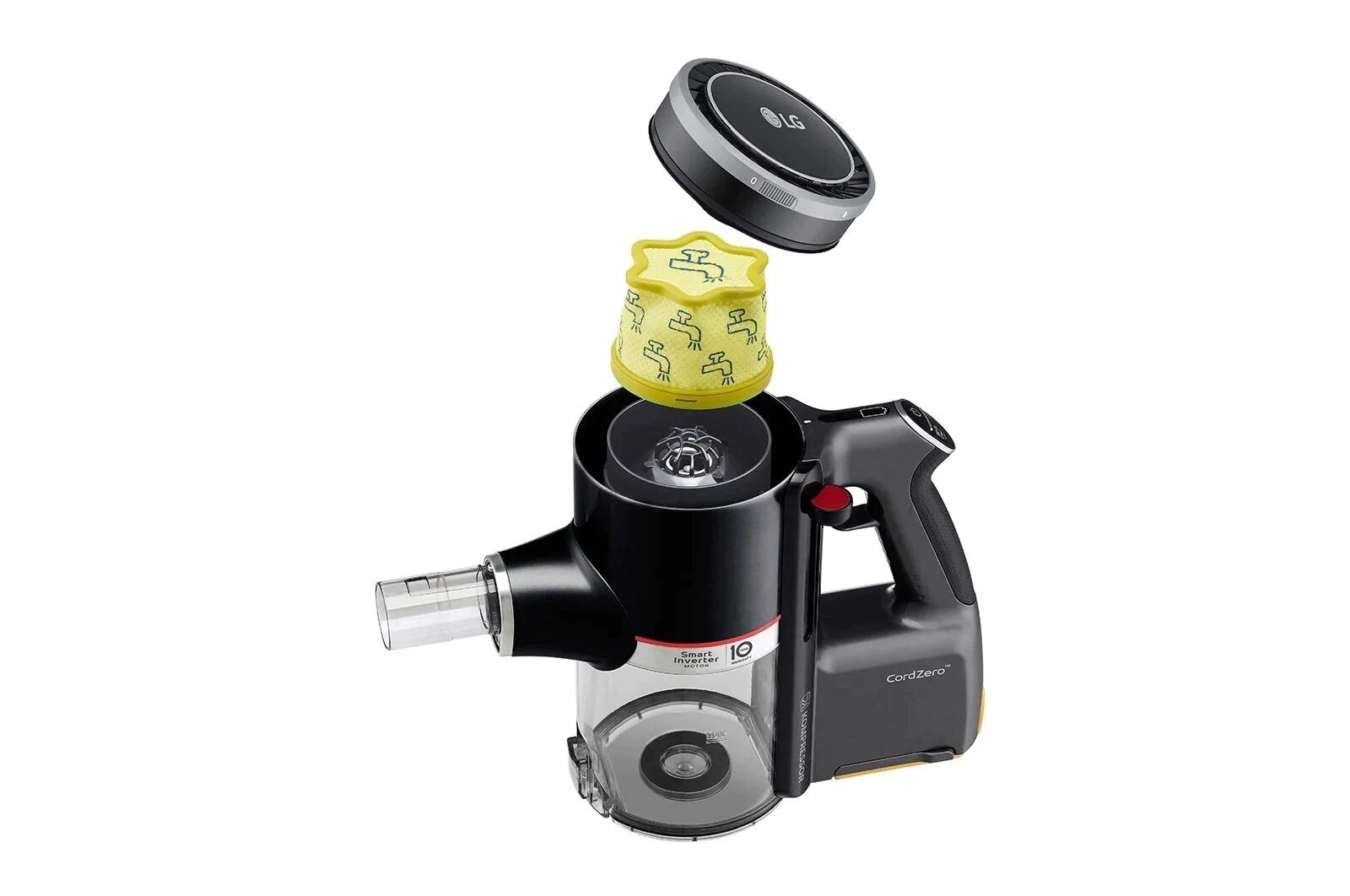 LG Kompressor™ texnologiyasi va Power Drive Mop™ yuvish uchligiga ega simsiz , A9K-MAX1