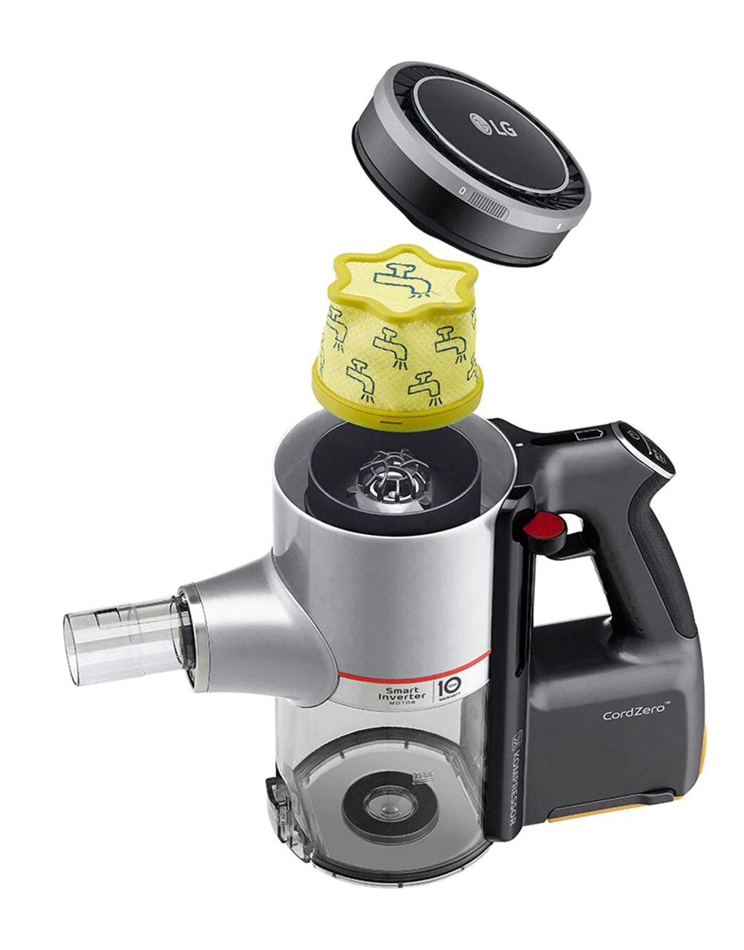 LG CordZero A9 PRO Kompressorтм simsiz changyutkichi, Power Drive Nozzle™ uchligi, 200 Vt, invertorli motor, LG CordZero A9 PRO Kompressorтм simsiz changyutkichi, Power Drive Nozzle™ uchligi, 200 Vt, invertorli motor, A9K-PRO1