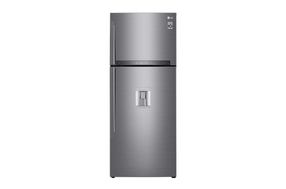 LG Объем 438 л | Холодильник LG с верхней морозильной камерой | Серый | HygieneFresh+™ | Linear Inverter Compressor, GC-H502HMHZ, GC-H502HMHZ