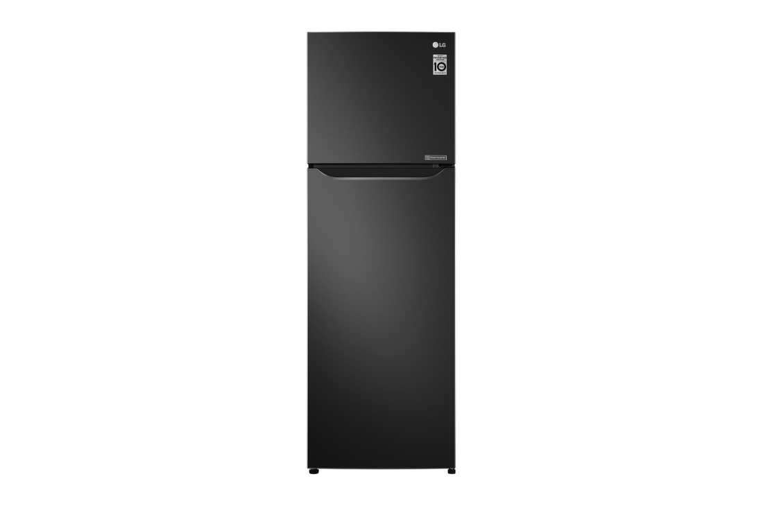 LG Объем 254 л | Холодильник LG с верхней морозильной камерой | Черный | NatureFRESH™| Smart Inverter Compressor, GN-C272SBCB, GN-C272SBCB