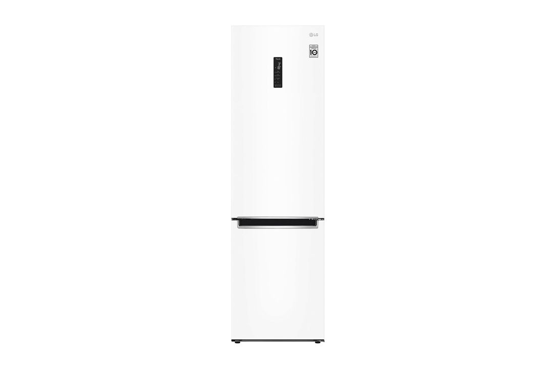 LG 384л, Холодильник с нижней морозильной камерой, DoorCooling+™, спереди, GC-B509MQWM