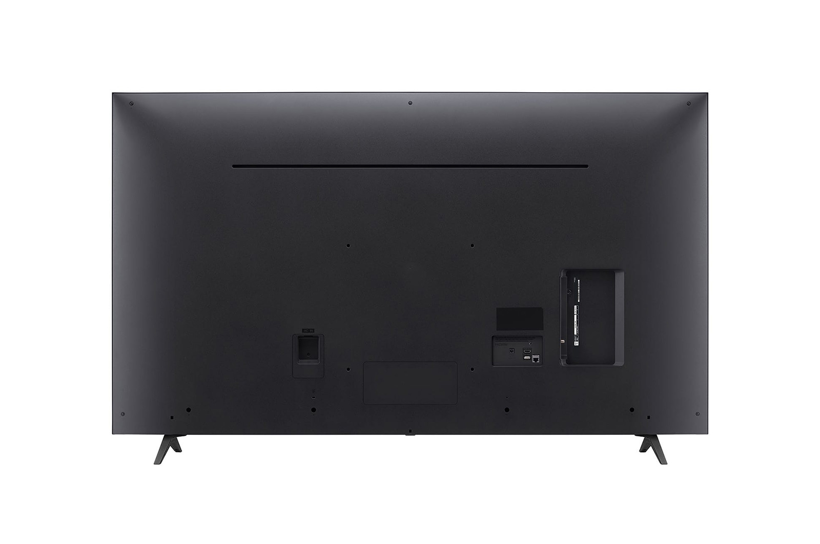 LG 55-дюймовый телевизор Smart TV LG UHD UT80 4K 2024, Вид сзади на телевизор LG UHD, UT80, 55UT80006LA