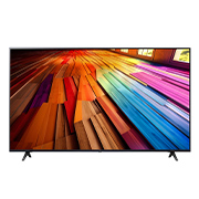 LG 55-дюймовый телевизор Smart TV LG UHD UT80 4K 2024, Вид спереди на телевизор LG UHD, UT80, 55UT80006LA, thumbnail 6