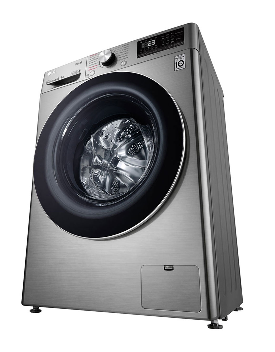 LG Стиральная машина с искусственным интеллектом LG AI DD, 8,5 кг, Стирка и Сушка, TurboWash59, ThinQ, F2V5GG2S, F2V5GG2S