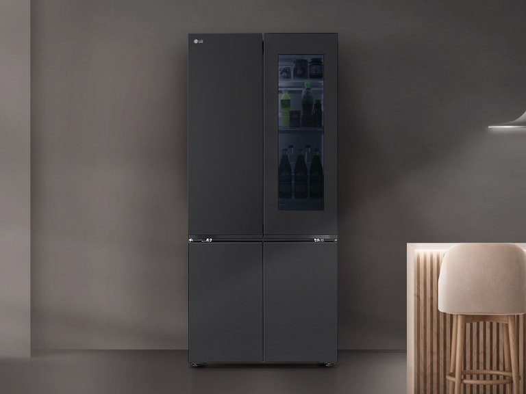Tủ lạnh lg phân tích thói quen sử dụng để giảm thiểu công suất tiêu thụ không cần thiết vào các đêm ít sử dụng tủ lạnh.