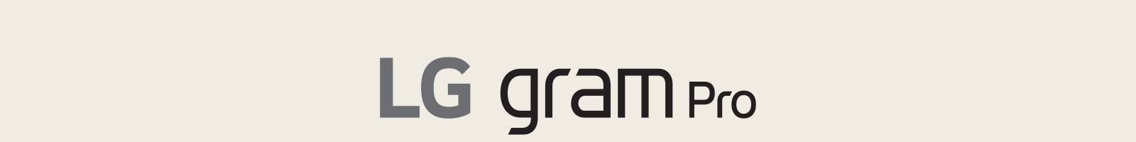 Logo LG gram Pro.	