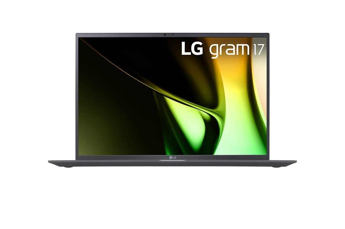 LG Laptop LG gram 17 inch, hệ điều hành Windows Home Adv 11, core i7, RAM 16GB SSD 1TB, Hình ảnh mặt trước, 17Z90S-G.AH78A5