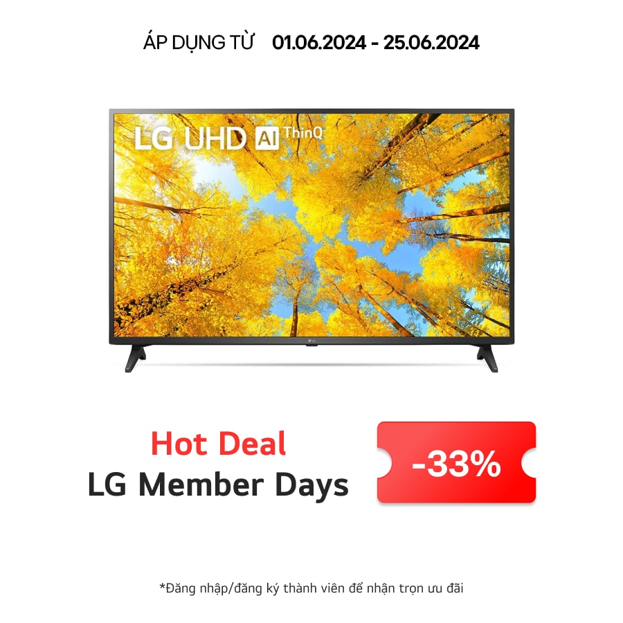 LG Tivi LG UHD UQ7550 50 inch 4K Smart TV  | 50UQ7550, 50UQ7550PSF