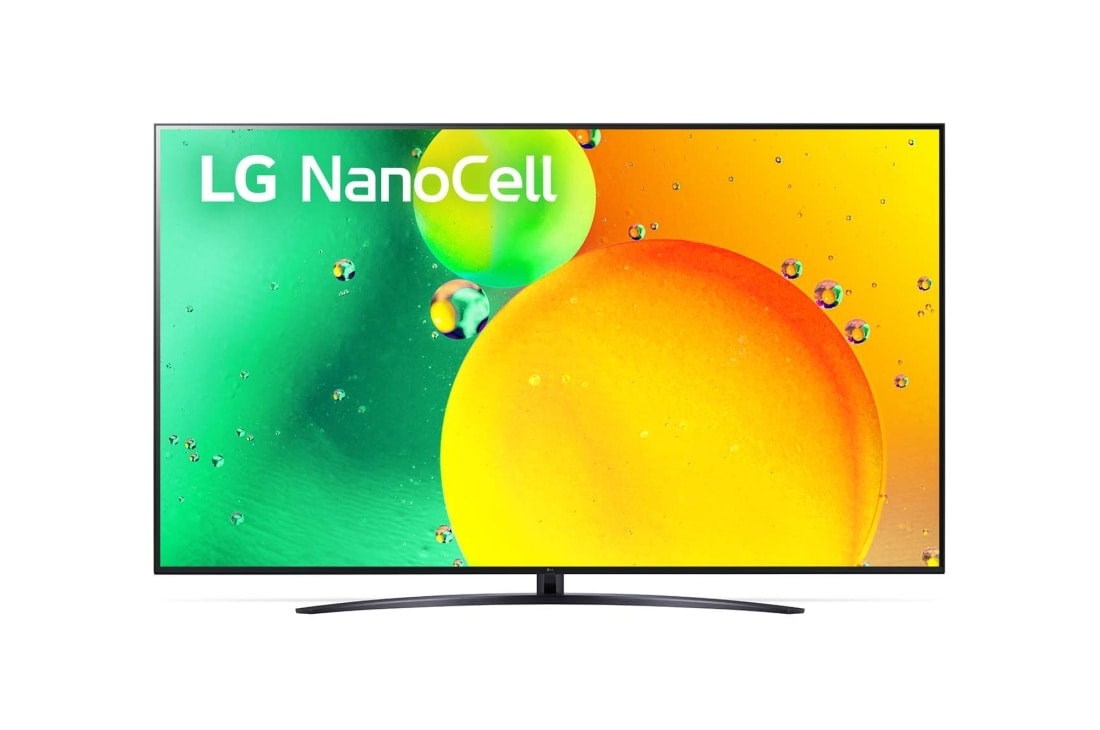 LG NanoCell, Hình ảnh mặt trước của TV LG NanoCell, 86NANO76SQA