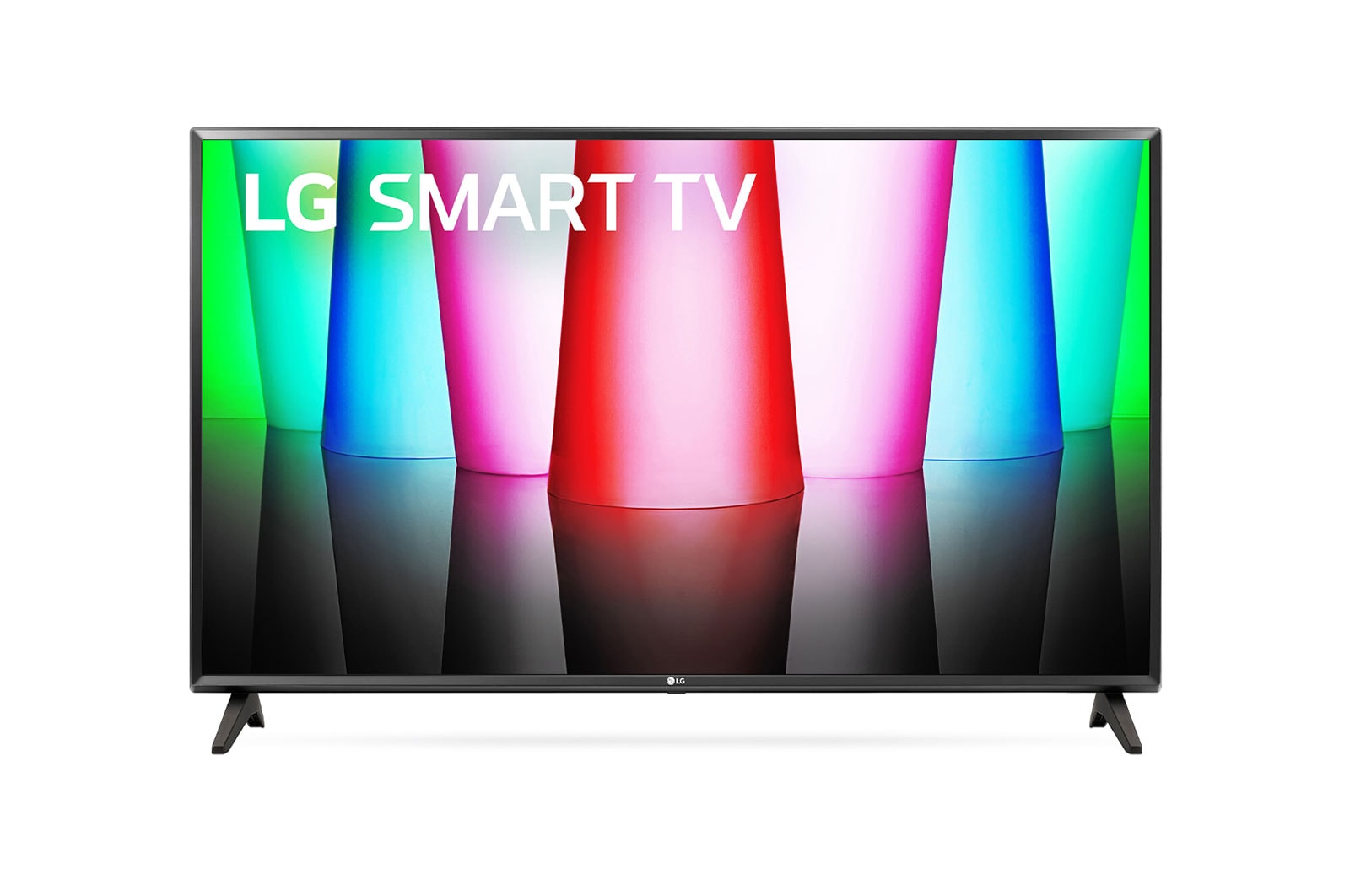 LG 32LQ62, Hình ảnh mặt trước của TV LG Full HD với hình ảnh bên trong và logo sản phẩm trên, 32LQ576BPSA