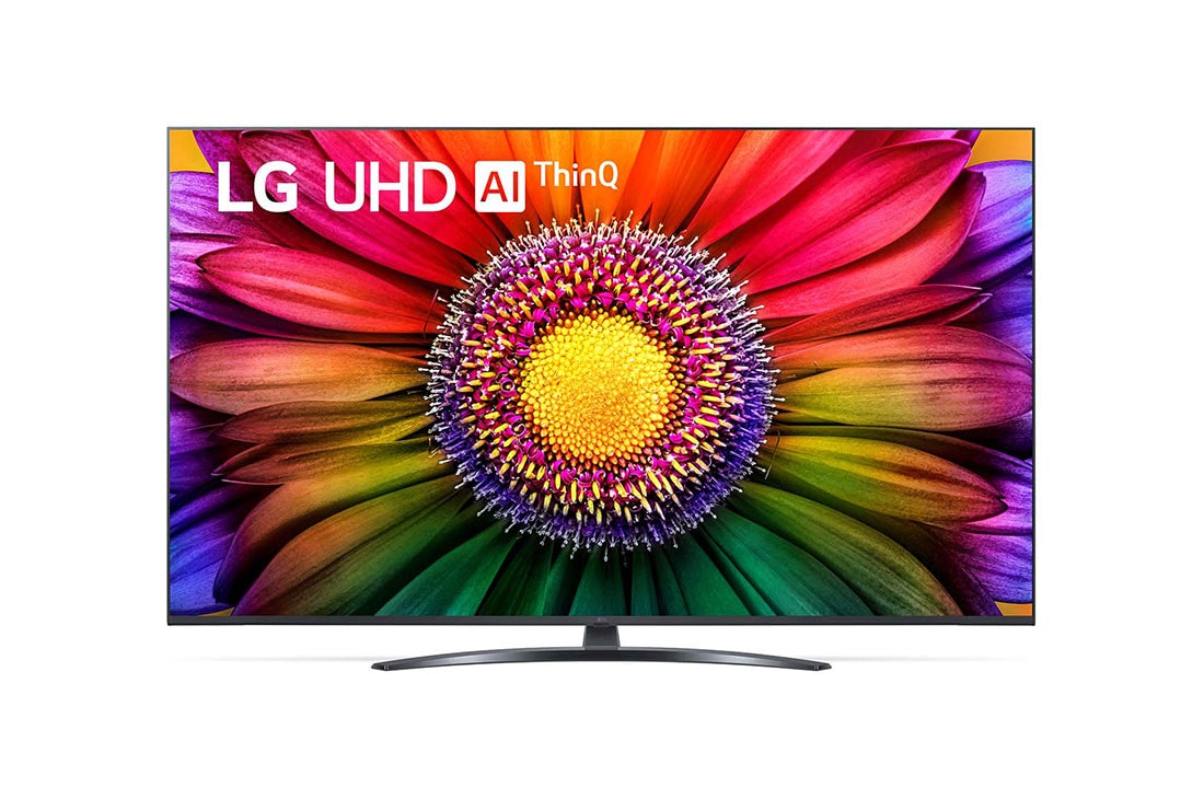 LG Tivi LG UHD UR8150 55 inch 2023 4K Smart TV | 55UR8150, A front view of the LG UHD TV, 55UR8150PSB