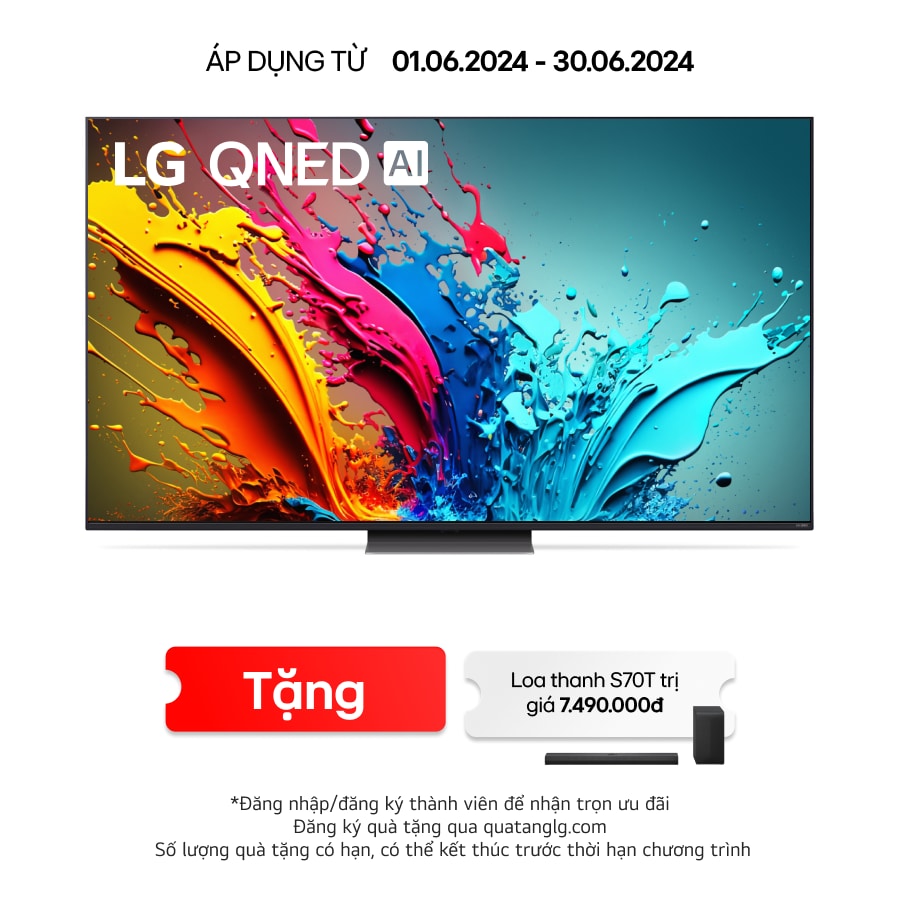 LG TV LG QNED 86 inch 86QNED86TSA, 86QNED86TSA