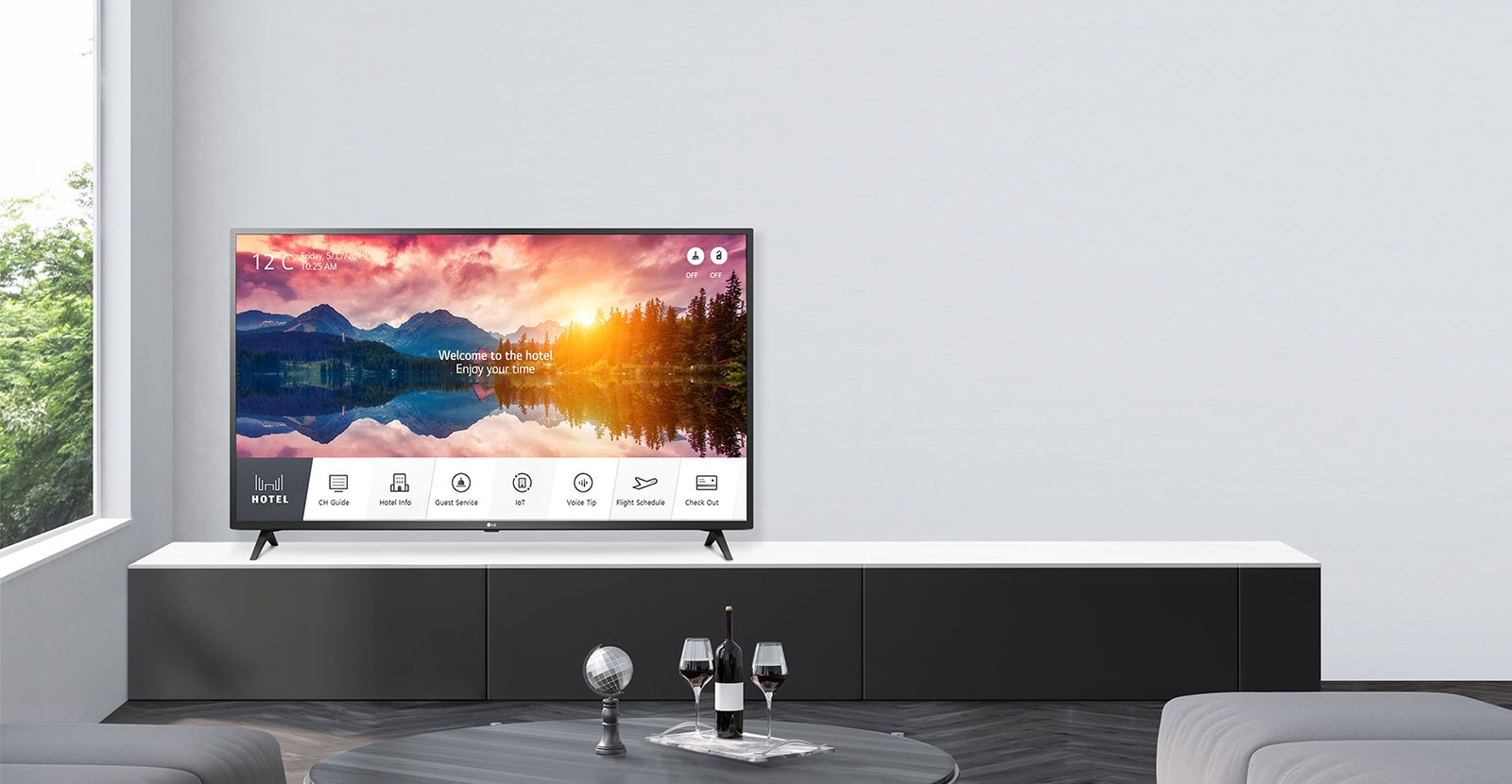LG Smart Hotel TV với chức năng quản lý nội dung hiệu quả