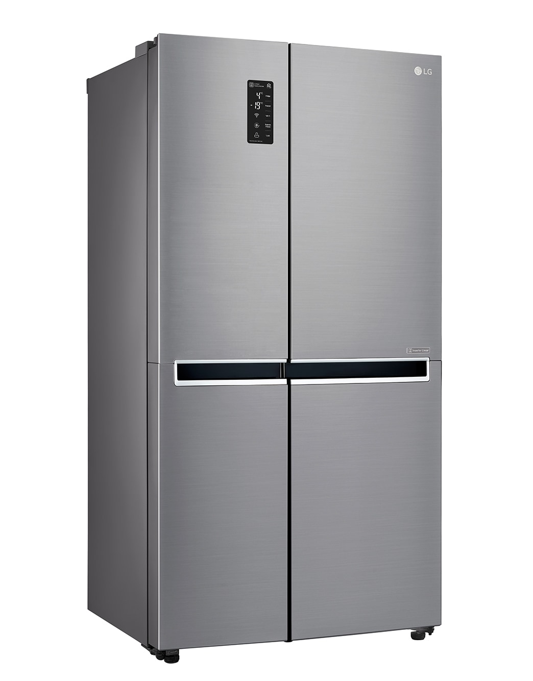 lg 626l silver side by side fridge gc b247sluv