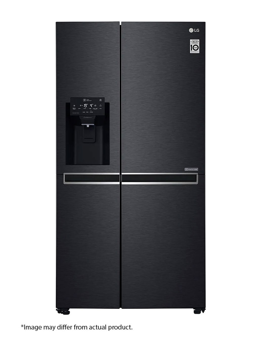 LG 665L Black Stainless Steel Side by Side Fridge, DoorinDoor™ LG South Africa