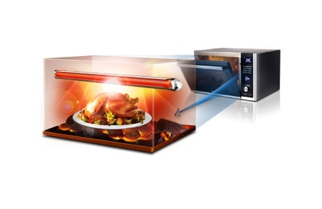 Forno a microonde con Tecnologia Lightwave™, grill, 28 litri con kit vapore  Steam Chef - ML2881CC