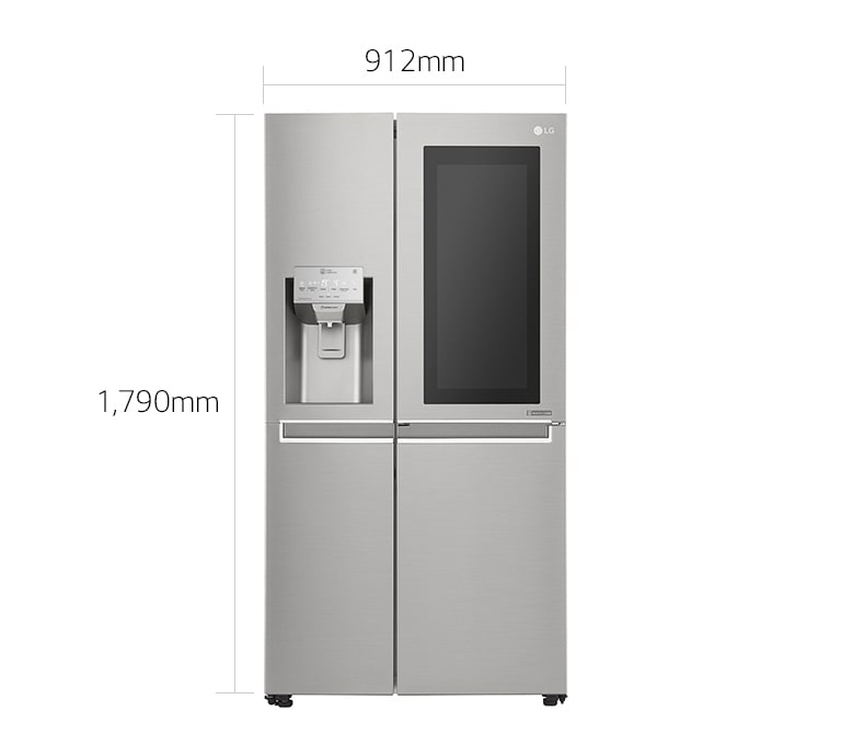 LG 665L Side by Side Fridge GCX247CSBV LG South Africa