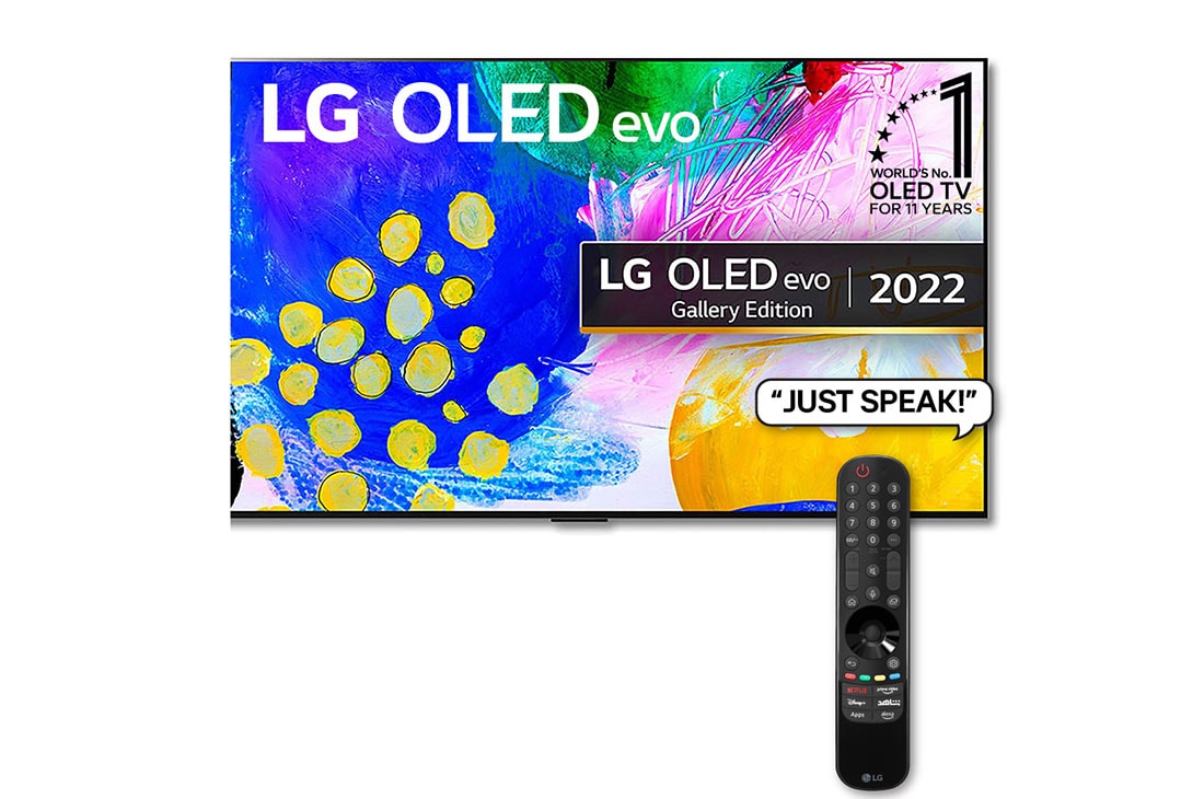 LG 65'' G2 OLEDevo Gallery Edition 120HZ Smart TV with Magic Remote, HDR & webOS, OLED65G26LA